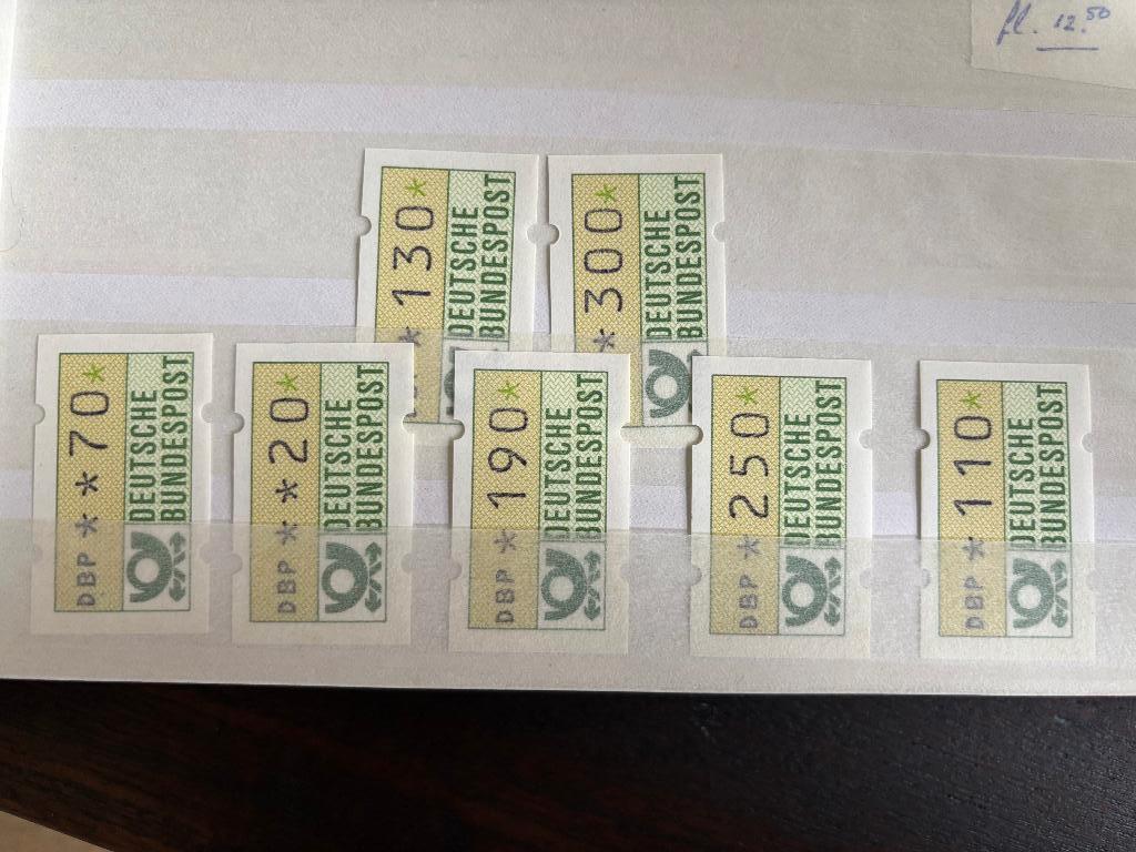 Automaatstroken - West-Duitsland - Postfris, Postzegels en Munten, Ophalen of Verzenden, BRD, Postfris