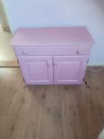 Roze commode/kastje, Kinderen en Baby's, Gebruikt, Minder dan 50 cm, Ophalen, Minder dan 90 cm