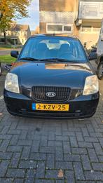 Kia Picanto 1.1 48KW 2007 Zwart, Auto's, Elektrische ramen, 4 cilinders, Zwart, Handgeschakeld