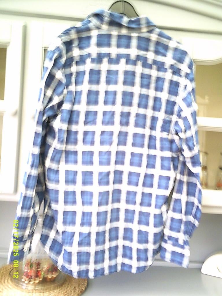 Marco Polo Herenhemd Blauw geruit.Nieuwstaat, Blauw, Ophalen of Verzenden, Zo goed als nieuw, Halswijdte 41/42 (L)