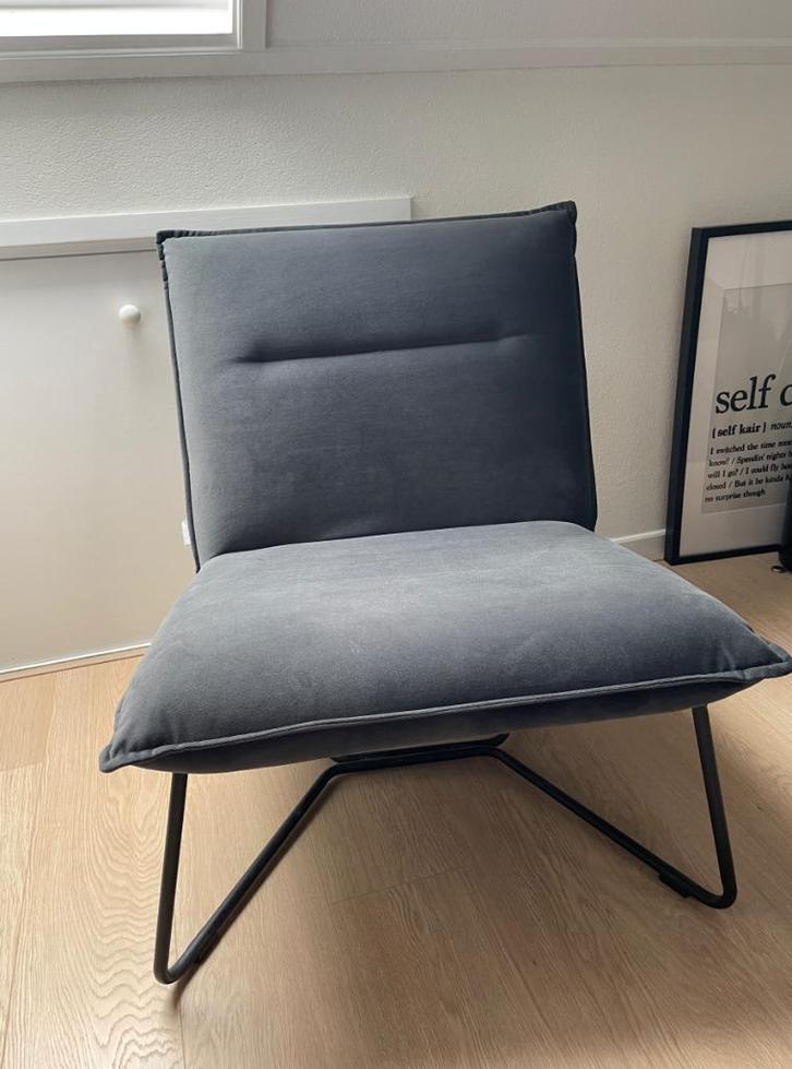 Fauteuil de troubadour - so true, Huis en Inrichting, Fauteuils, Zo goed als nieuw, Metaal, Stof, 50 tot 75 cm, 75 tot 100 cm
