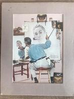 Triple zelf portret Norman Rockwell (VS, 1960), Ophalen of Verzenden