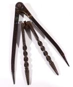 antieke trigonomie passer en notenkraker, Antiek en Kunst, Ophalen of Verzenden