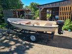 Theri 440 met 10 pk johnson, Watersport en Boten, Ophalen, Gebruikt, Tot 10 pk, 3 tot 6 meter