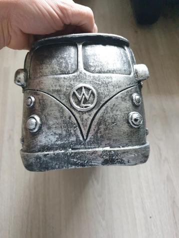 bloembak bloem pot bloempot bak zilvergrijs t1 vw bus look beschikbaar voor biedingen