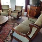 vintage bankstel lichtgroen, Antiek en Kunst, Antiek | Meubels | Stoelen en Banken, Ophalen