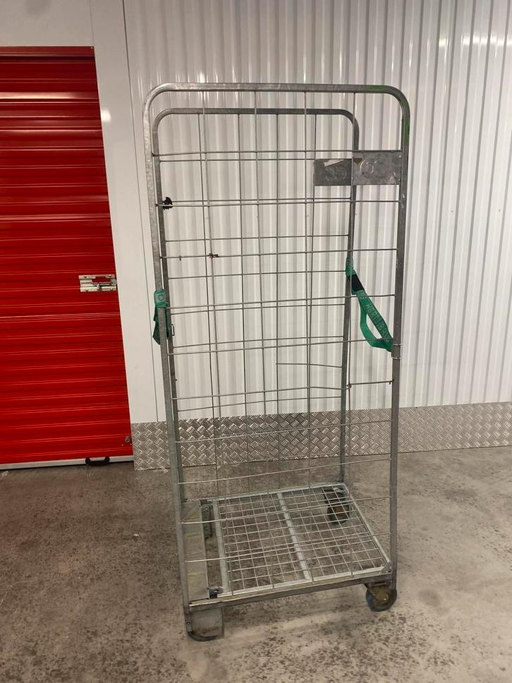 Te koop transportkar / rolcontainer / postkar, Doe-het-zelf en Verbouw, Transportwagens, Gebruikt, Transportkar, 100 liter of meer