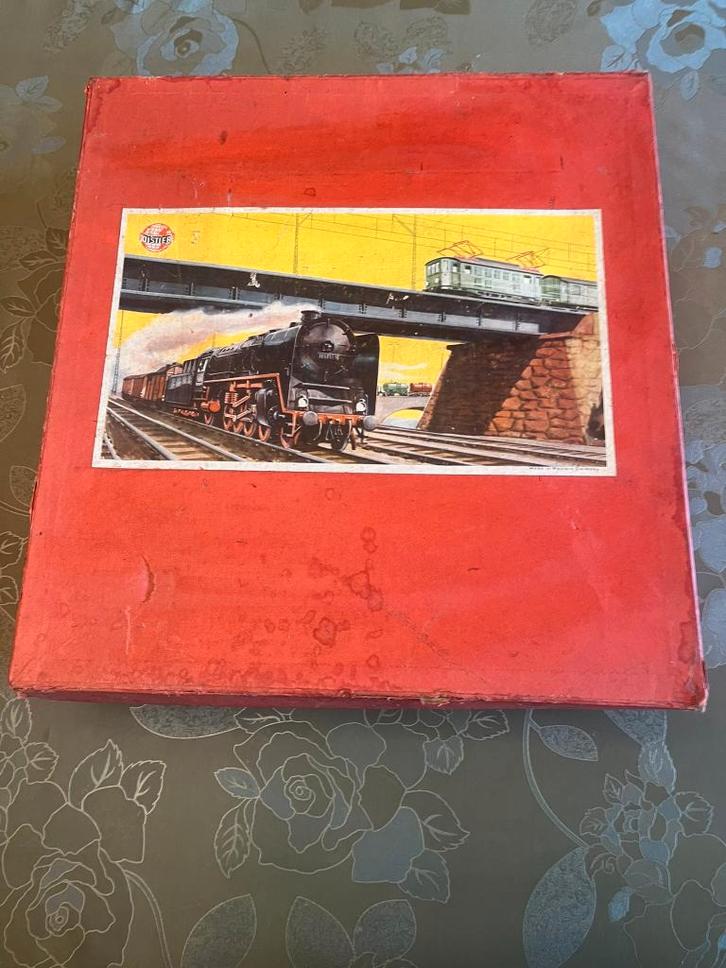 Blikken Distler Treinset, Antiek en Kunst, Antiek | Speelgoed, Ophalen of Verzenden