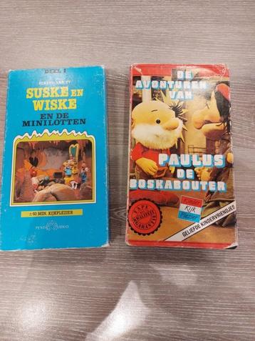 Suske en Wiske & Paulus De Boskabouter. VHS. beschikbaar voor biedingen