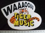 sticker waaaoouu tiger music esso tijger muziek, Verzenden, Zo goed als nieuw, Bedrijf of Vereniging