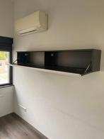 CD DVD kast hangend   Grijs, Huis en Inrichting, Ophalen, Gebruikt, 25 tot 75 discs, Hout