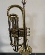 Cornet Blessing Scholastic Elkhart Ind orig koffer+mondstuk, Ophalen, Gebruikt, Overige typen, Met koffer