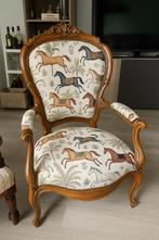 Louis XV Fauteuil, Alhambra Stof, Huis en Inrichting, Ophalen, Minder dan 75 cm, Zo goed als nieuw, 50 tot 75 cm