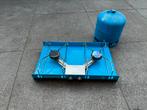 Twee pits Campinggas stel met campinggasfles, Caravans en Kamperen, Kampeeraccessoires, Ophalen