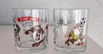 Twee Glazen Looney Tunes Penotti, Ophalen of Verzenden, Zo goed als nieuw, Frisdrankglas