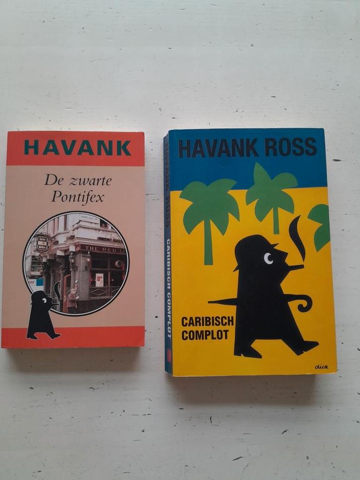 1x Havank, 1x Havank-Ross., Boeken, Thrillers, Gelezen, Ophalen of Verzenden