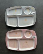 Done by Deer Kinderborden met Vakjes, 2 stuks, Ophalen of Verzenden, Gebruikt, Overige typen