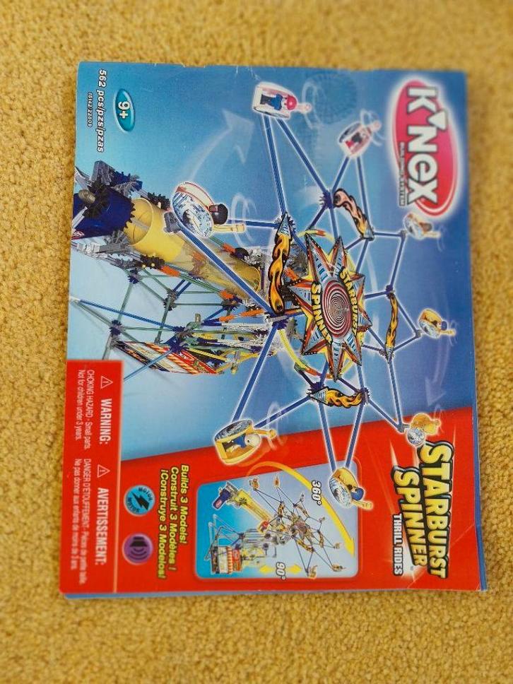 15142 KNEX Starburst Spinner, Kinderen en Baby's, Speelgoed | Educatief en Creatief, Gebruikt, Bouwen, Met geluid, Ophalen of Verzenden