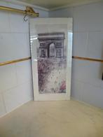 Prachtig Zeefdruk/Litho Arc De Triomphe.  Ortiz Alfau, Antiek en Kunst, Ophalen of Verzenden