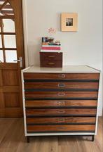 Vintage Tekenkast met Laden, Ophalen, Gebruikt, 100 tot 150 cm, Met lade(s)