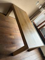 Houten eettafel, Huis en Inrichting, Tafels | Eettafels, Ophalen, 100 tot 150 cm, Eikenhout, 200 cm of meer