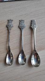 2 theelepeltjes met wapen Valkenburg, J.C. Boot, Verzilverd, Ophalen of Verzenden, Zo goed als nieuw, Metaal