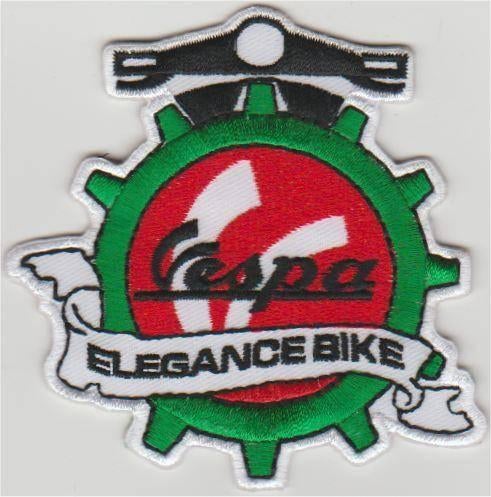 Vespa Elegance Bike stoffen opstrijk patch embleem #15, Ophalen of Verzenden, Nieuw