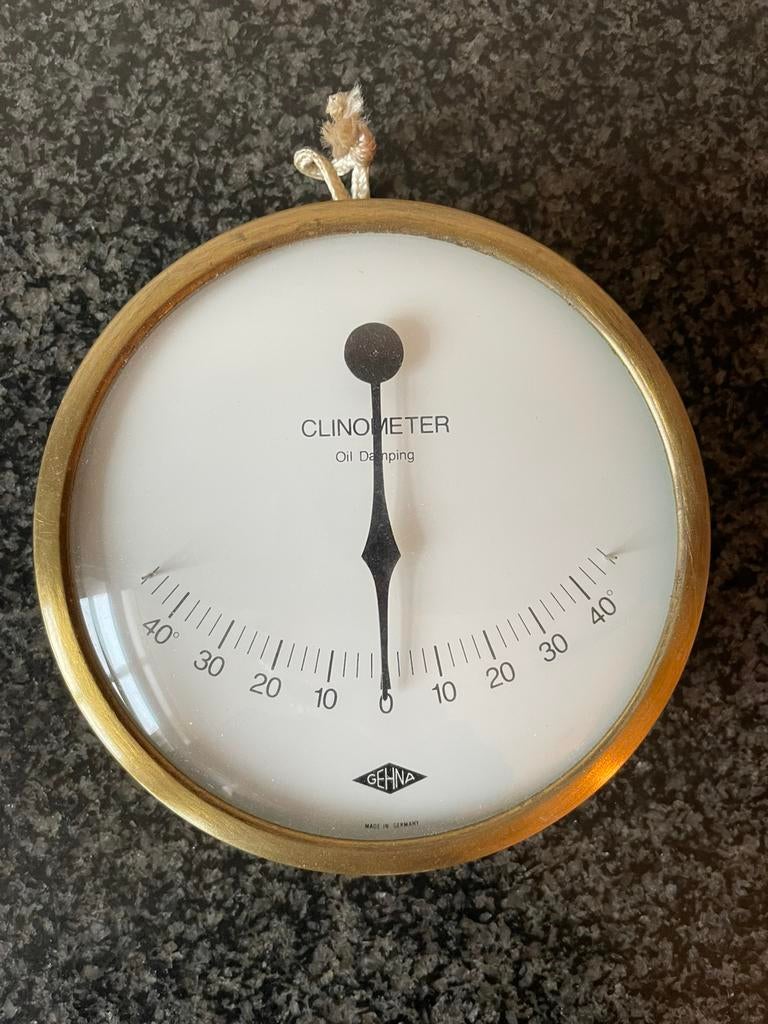 Clinometer nautisch, Verzamelen, Scheepvaart, Zo goed als nieuw, Ophalen of Verzenden