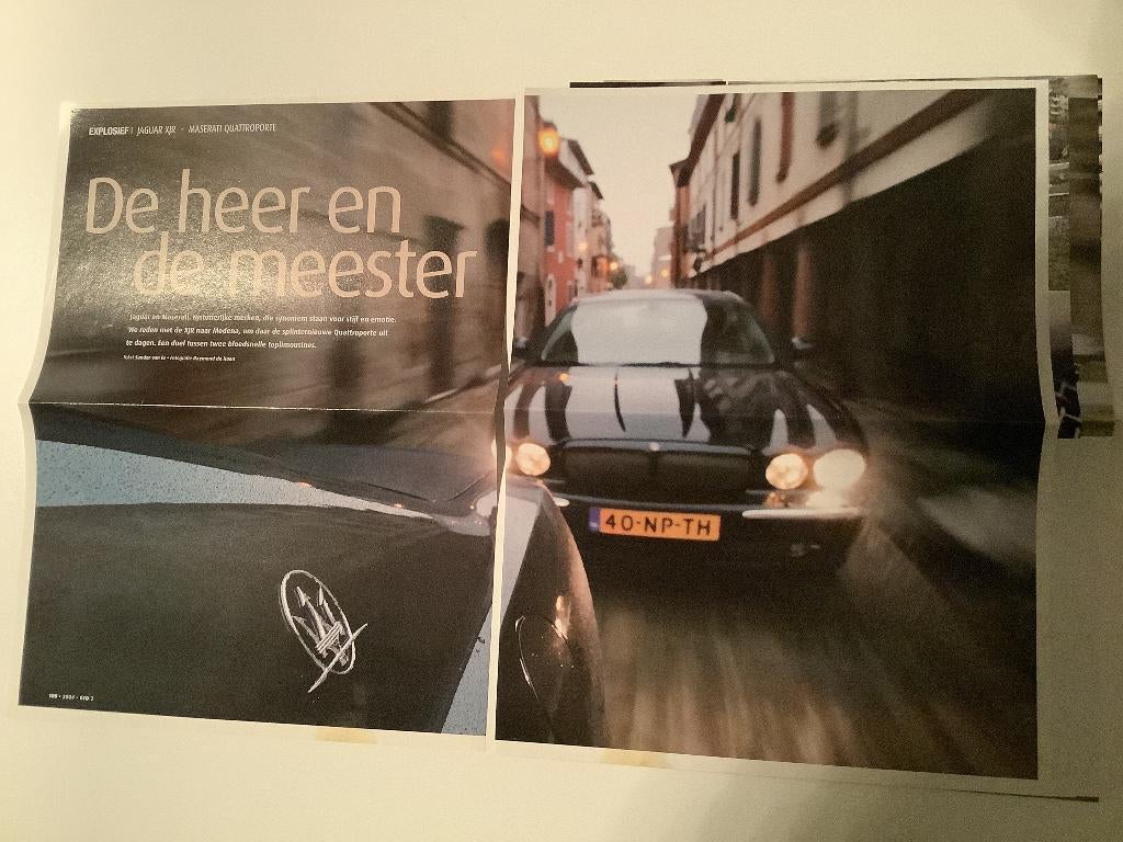 Artikel Jaguar XJR & Maserati Quattroporte, Ophalen of Verzenden, Zo goed als nieuw, Overige merken