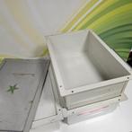opbergbakken kratten 3x kunststof (voor in medimath kast), Ophalen, Minder dan 35 cm, Minder dan 40 cm, Doos