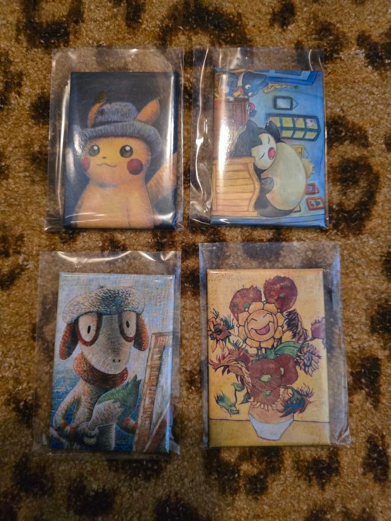 Pokémon x Van Gogh Museum magnets, Ophalen of Verzenden, Nieuw