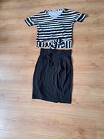 Studio Anneloes travelstof rok en shirt, Kleding | Dames, Rokken, Ophalen of Verzenden, Zo goed als nieuw, Zwart