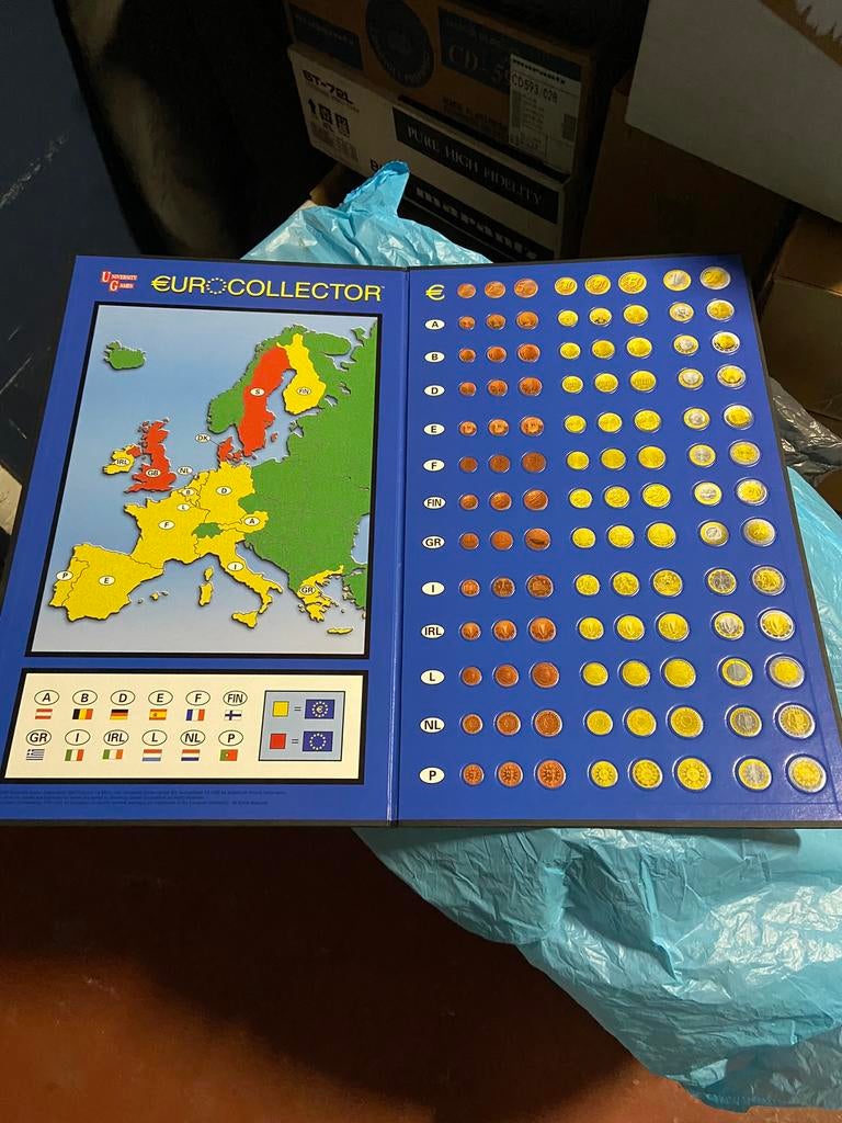 Eurocollector om euromunten in te verzamelen, Ophalen of Verzenden, Overige landen, Overige waardes