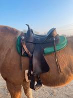 Westernzadel met pad, Dieren en Toebehoren, Paarden en Pony's | Zadels, Ophalen of Verzenden, Gebruikt, Western