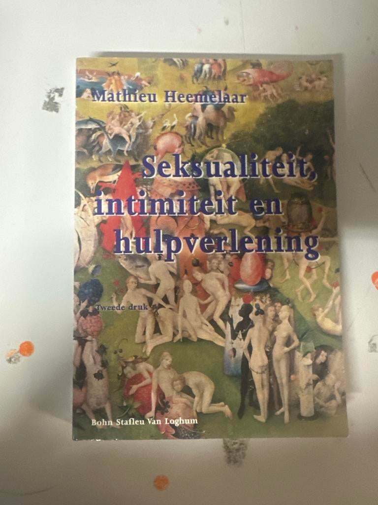 Seksualiteit, intimiteit en hulpverlening - Mathieu Heemelaa, Boeken, Advies, Hulp en Training, Zo goed als nieuw, Ophalen of Verzenden