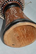 Kangaba Senegal, teak wood, goat skin, nylon string, KDJS14, Ophalen, Gebruikt, ., Drums of Percussie