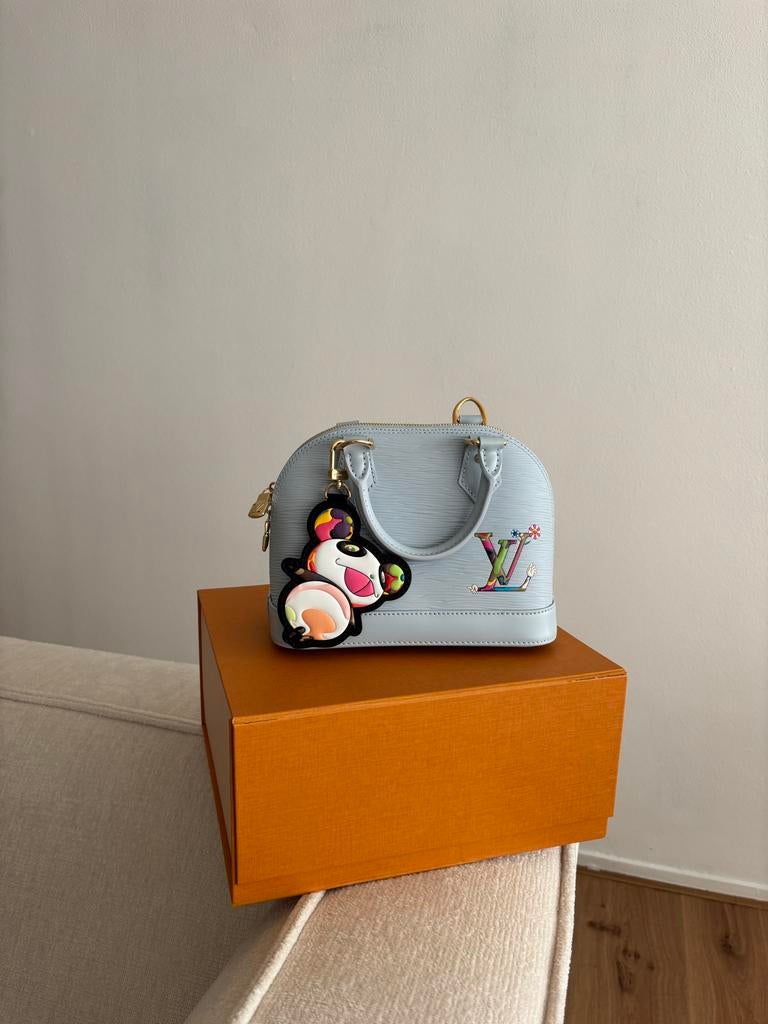 Louis Vuitton Alma BB Murakami - Limited Edition, Ophalen, Zo goed als nieuw, Blauw, Handtas