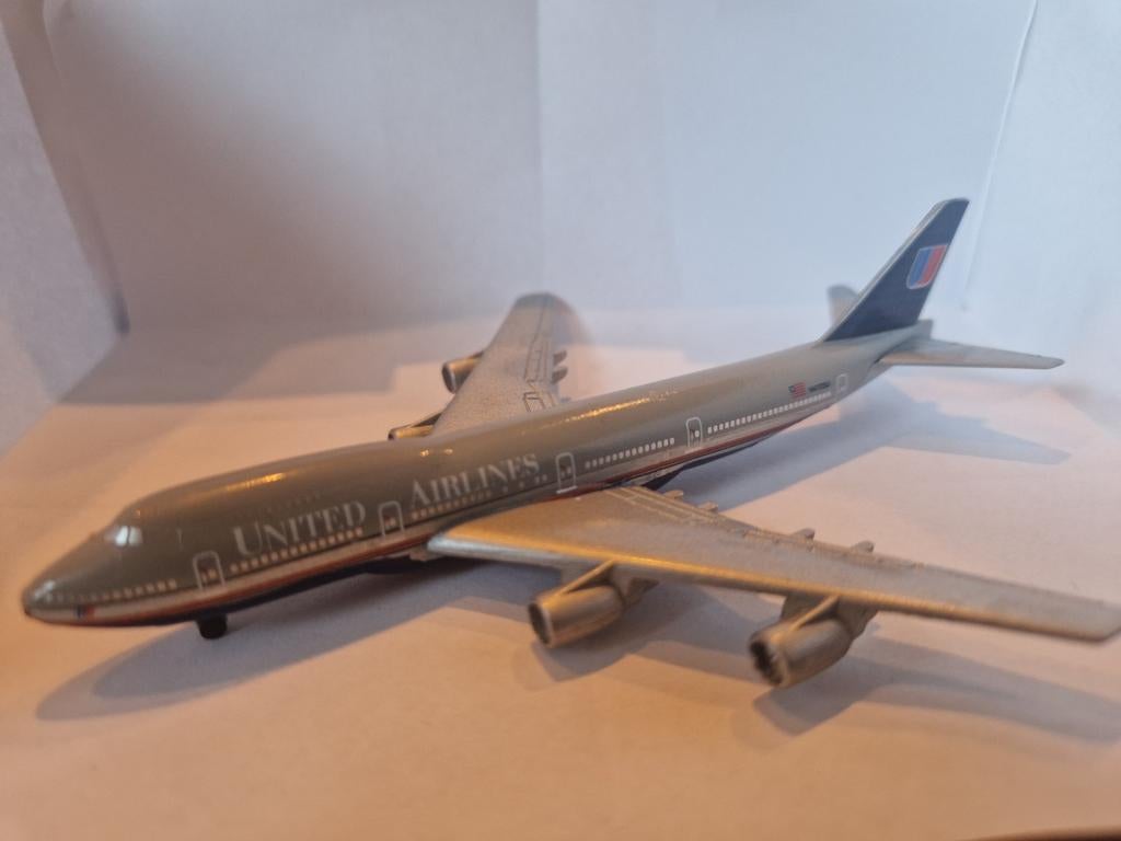 Vliegtuig model united airlines, Ophalen of Verzenden, Gebruikt, Schaalmodel