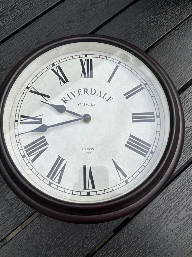 Riverdale klok, Ophalen, Gebruikt, Analoog, Wandklok