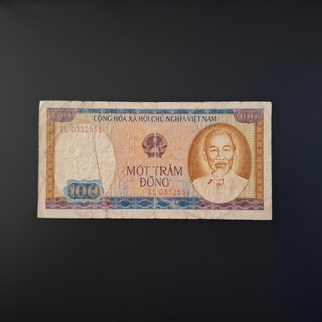 100 dong Vietnam #026, Verzenden, Zuidoost-Azië, Los biljet