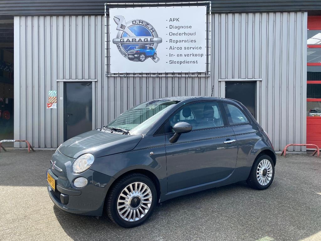 Fiat 500 0.9 Twinair C 2014 Grijs, Auto's, Voorwielaandrijving, Stof, 840 kg, Origineel Nederlands