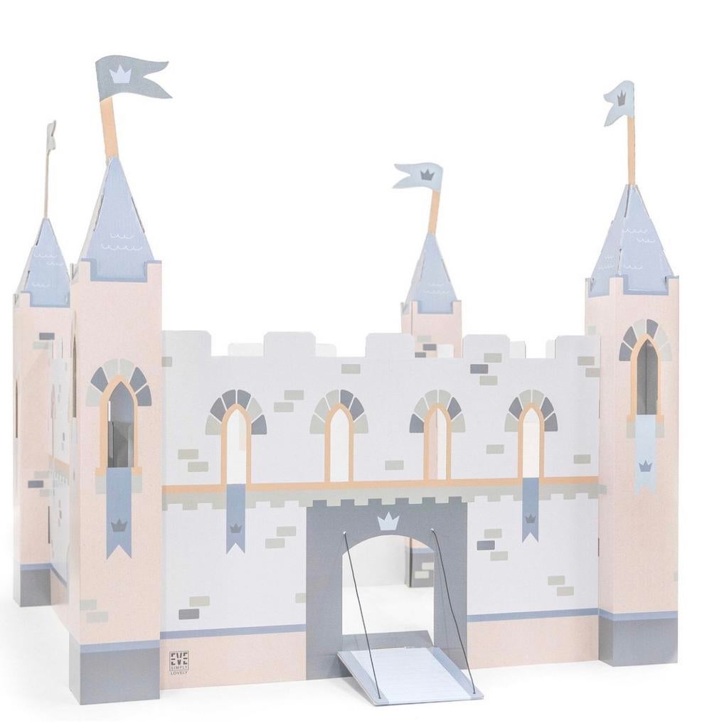 Speelkasteel Karton Eve kids, Ophalen, Zo goed als nieuw