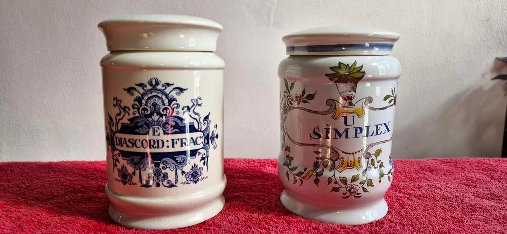 2 apothekerspotten, Antiek en Kunst, Ophalen of Verzenden