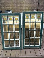 Glas in lood ramen 1907, Doe-het-zelf en Verbouw, Glas en Ramen, Ophalen, Gevelraam of Ruit, Gebruikt, Glas in lood