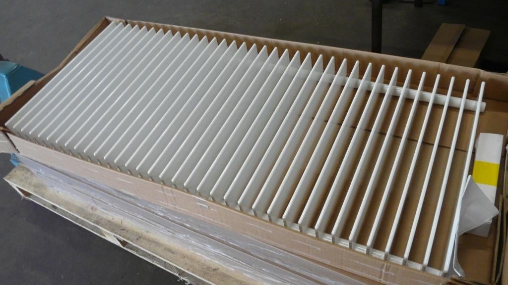 Radiator lamellen design 1400x600x90 mm, Ophalen, Nieuw
