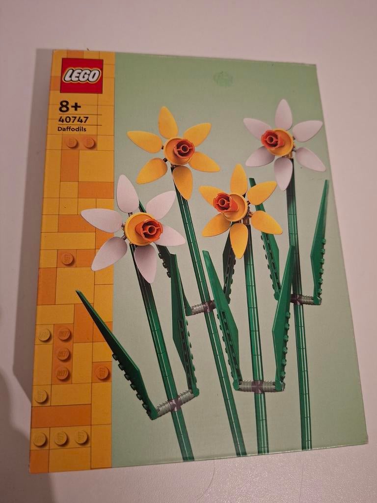 Lego bloemen narcissen compleet met boekje en doos, Overige thema's, Lego, Compleet, Ophalen of Verzenden