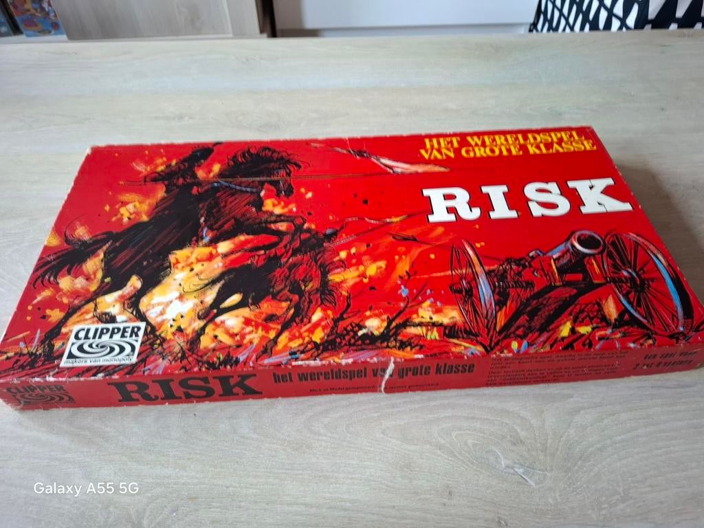 Risk Bordspel - Het Wereldspel van Grote Klasse (Clipper), Hobby en Vrije tijd, Gebruikt, Clipper, Vijf spelers of meer, Ophalen of Verzenden