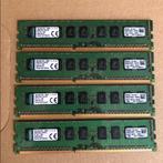 (LOT OF 4) Kingston KVR16E11K4/32 32GB DDR3 ECC DIMM, Computers en Software, Gebruikt, 32 GB, Server, DDR3
