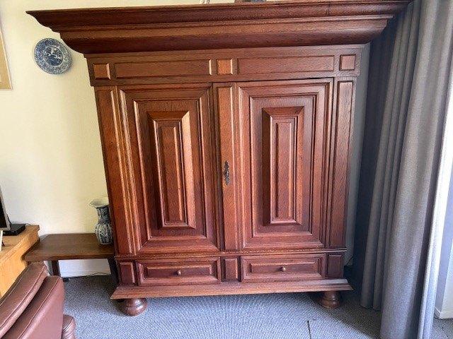 Eikenhouten kast, Huis en Inrichting, Ophalen, Gebruikt, 25 tot 50 cm