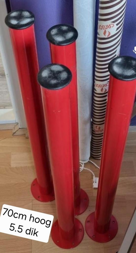 Tafel poten, Buro poten, Ophalen of Verzenden, Rechthoekig, 50 tot 100 cm